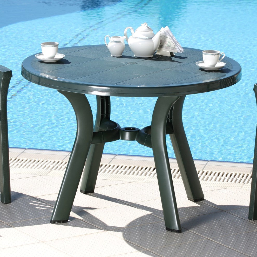 Compamia Truva Outdoor Dining Table, Green