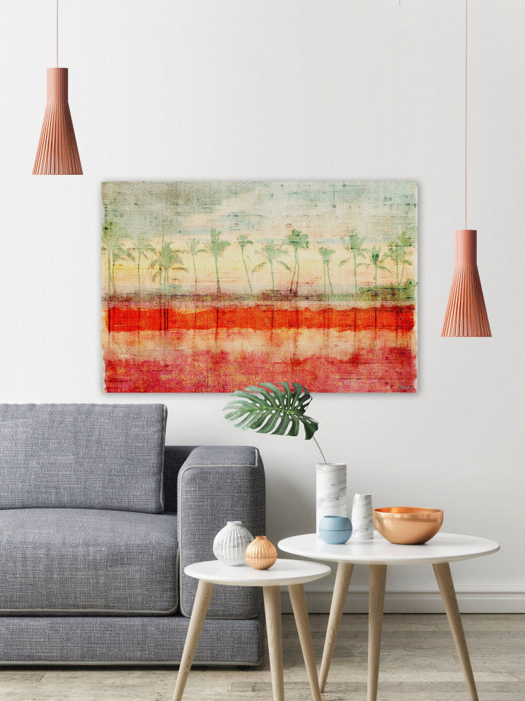 "Palm Beach" Fine Art Canvas Print, 18"x12"