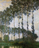 Claude Oscar Monet Poplars near Giverny-, 20"x25" Wall Decal