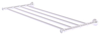 Carolina Crystal 30" Towel Shelf, Polished Chrome