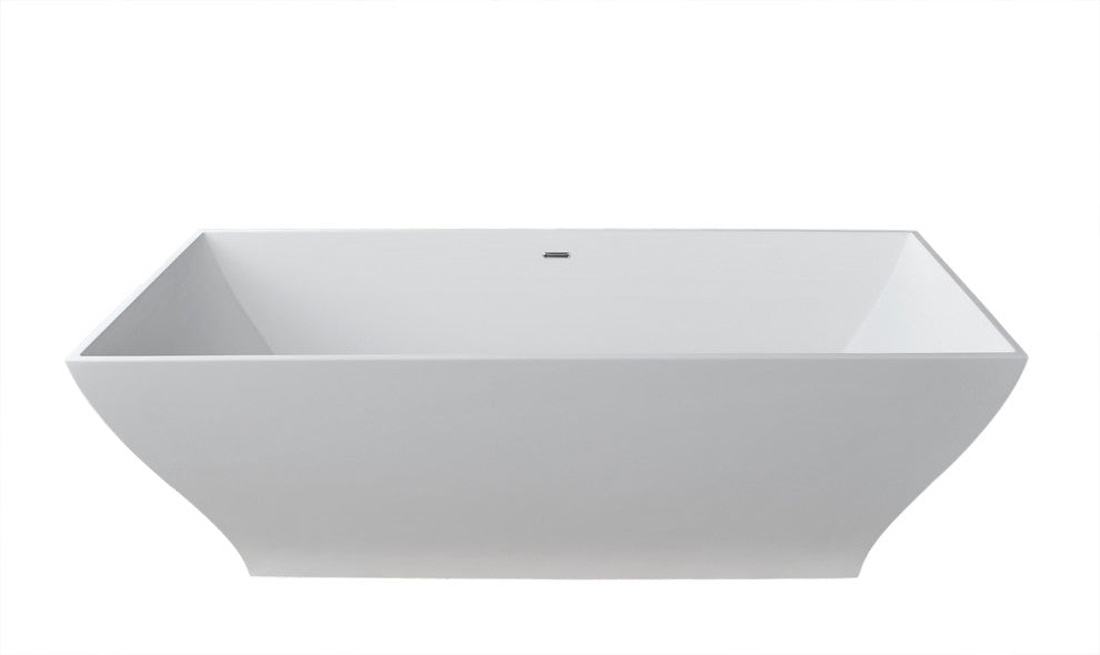Atlantis Whirlpools Blythe 32 x 71 Artificial Stone Freestanding Bathtub