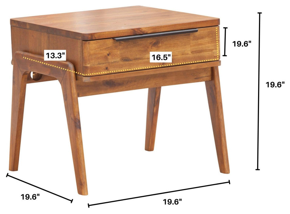 Remix 21" Wide Side Table