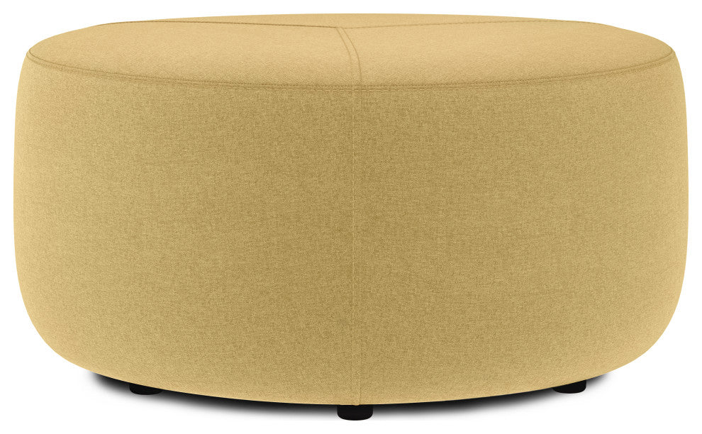 Moore Large Ottoman, Dijon Yellow
