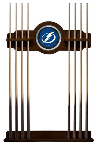 Tampa Bay Lightning Cue Rack, Chardonnay Finish