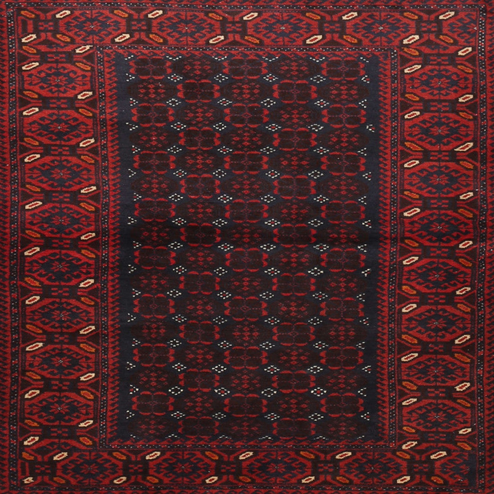 Ahgly Company Indoor Square Traditional Area Rugs, 6' Square