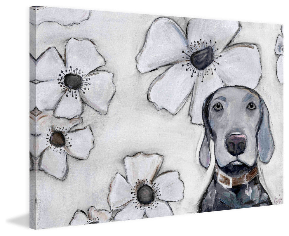 "Just in Time" Painting Print on Canvas by Tori Campisi
