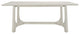 Safavieh Couture Adelee Wood Rectangle Dining Table Whitewashed