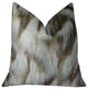 Sassy Tibet Fox Ivory Beige Handmade Luxury Pillow, 20"x36" King