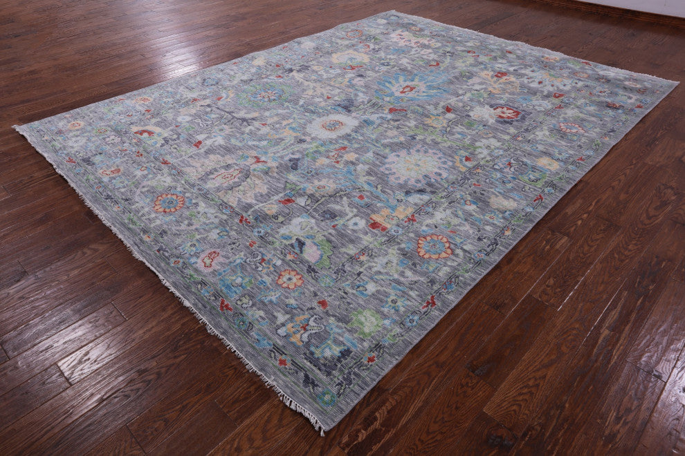 8' 11" X 12' 0" Turkish Oushak Handmade Wool Rug - Q13422