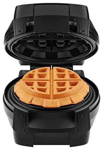 Anti-Overflow Waffle Maker, Belgian Waffle Iron with Seven Crunch Selector, Stainless - Big Stuff