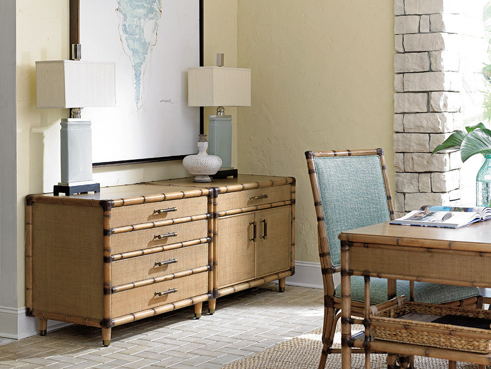 Lifestyle shot displaying the chest within a home setting.