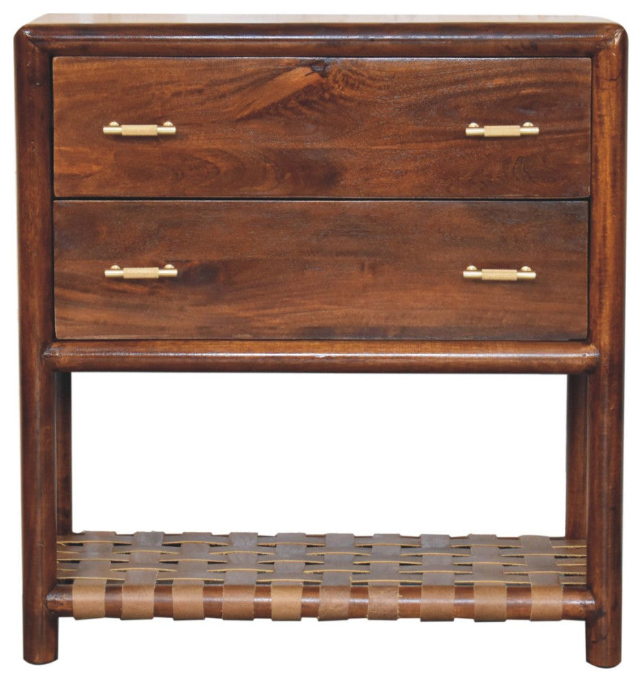 Nightstand Regency Woven 2-Drawer Artisan Furniture