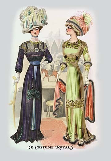Le Costume Royals: The Outing- Fine Art Giclee Print 24" x 36"