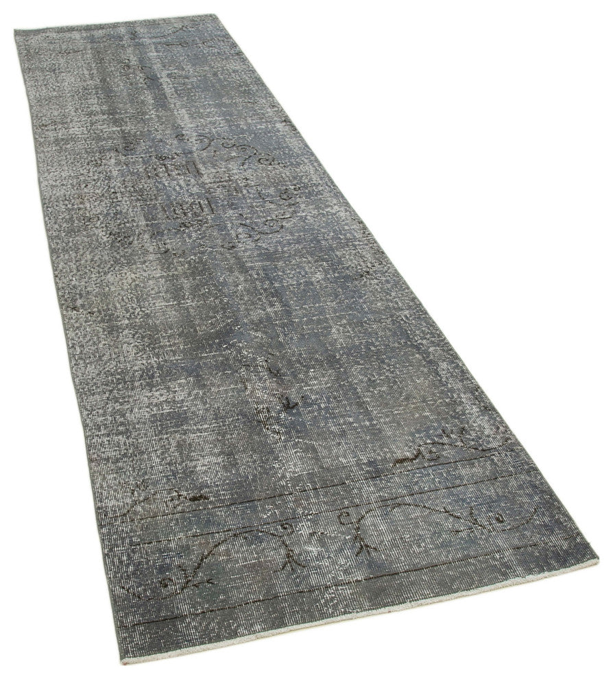 Rug N Carpet - Hand-knotted Anatolian 2' 11" x 10' 3" Vintage Floor Runner Rug