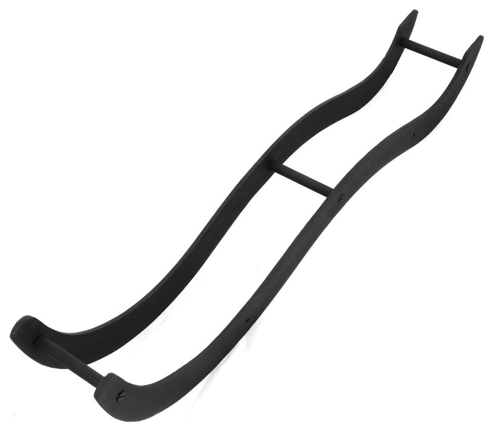 Black Texture finish Wall Hung Toilet Paper Holder Malleable iron