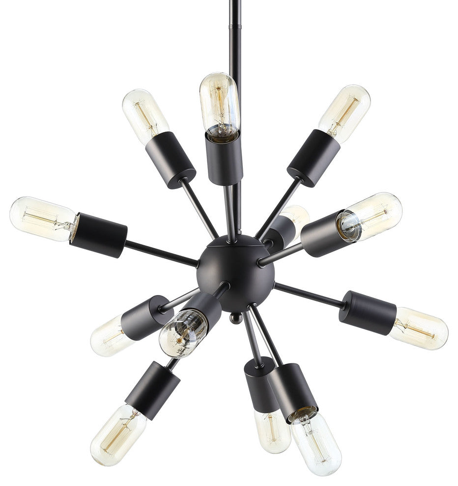 Black Spectrum Metal Chandelier