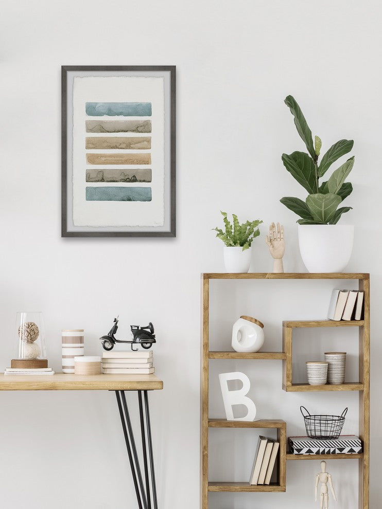 "Mountain Collections" Framed Painting Print, 8"x12"
