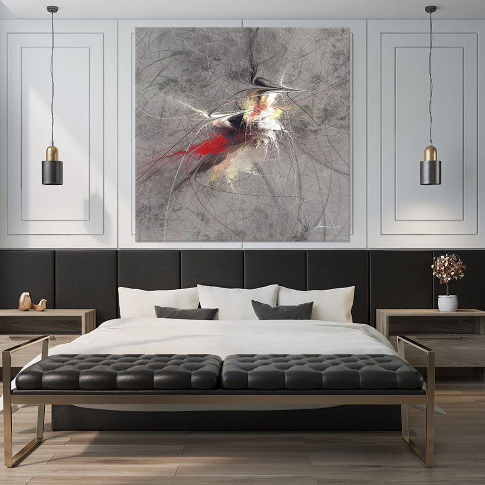 "Paint Swirl I" Fine Art Giant Canvas Print, 54"x54"