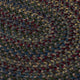 Colonial Mills Midnight MN27 Charcoal Traditional Area Rug, Round 4'x4'