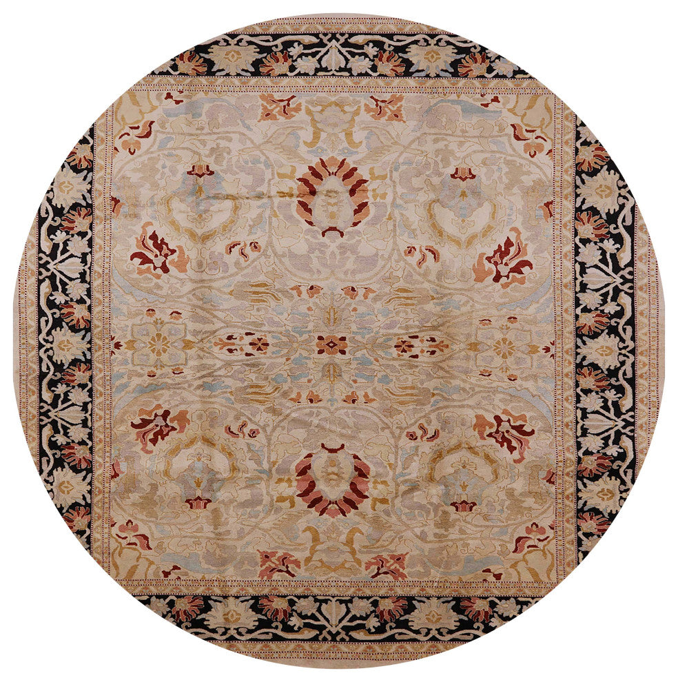 Ahgly Company Indoor Round Mid-Century Modern Area Rugs, 3' Round