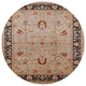 Ahgly Company Indoor Round Mid-Century Modern Area Rugs, 3' Round
