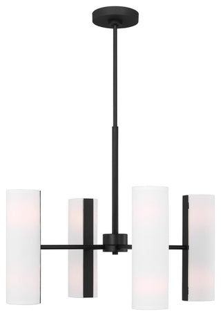 Capalino 8-Light Indoor Chandelier, Midnight Black