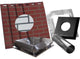 AirJet Simulated White Brick All Fuel Chimney Housing Kit 17x17x60"H