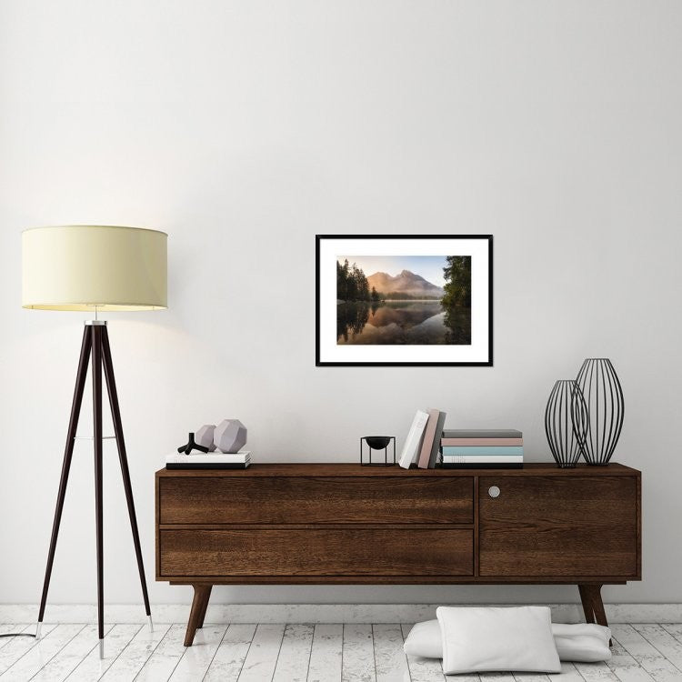 "Glowing Mist" Framed Digital Print by Daniel F., 32x24"