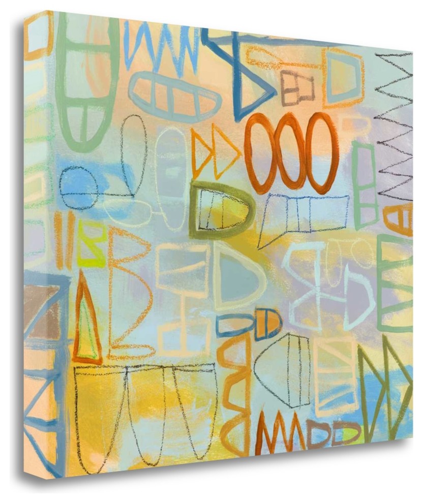 "Duet Series IV" By Janet Richardson-Baughman, Giclee on Gallery Wrap Canvas