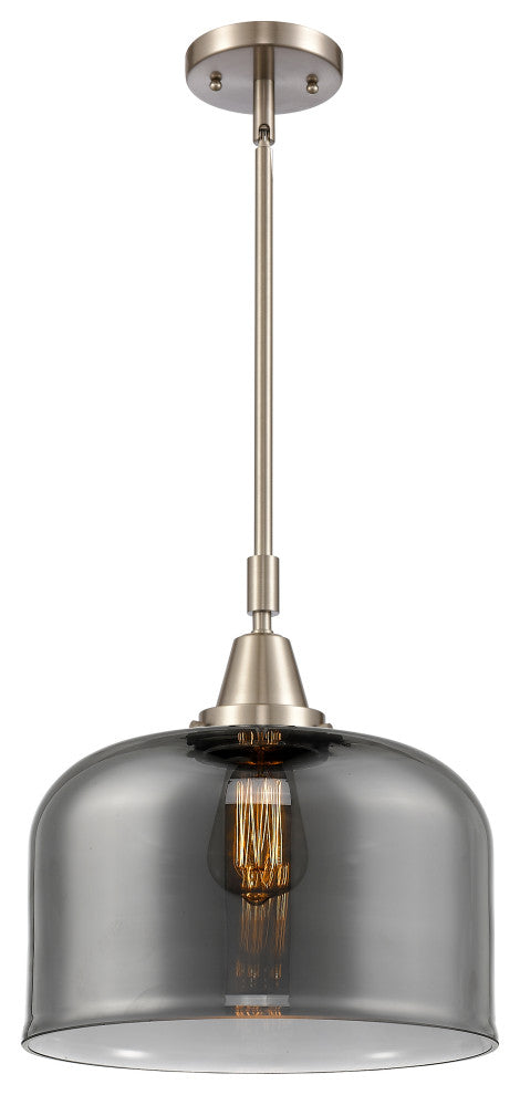 Innovations Lighting 447-1S-SN-G73-L Bell 1 Light 12" Mini Pendant