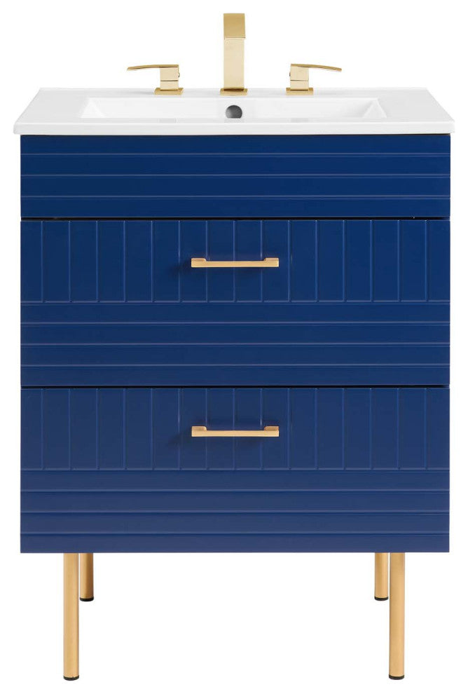 Daybreak 24" Bathroom Vanity, Blue White