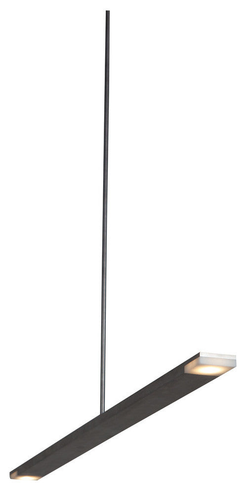 Virga LED Linear Pendant, Brushed Aluminum