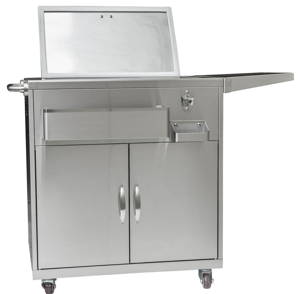 Outdoor Party Cart with Ice Bin Cooler