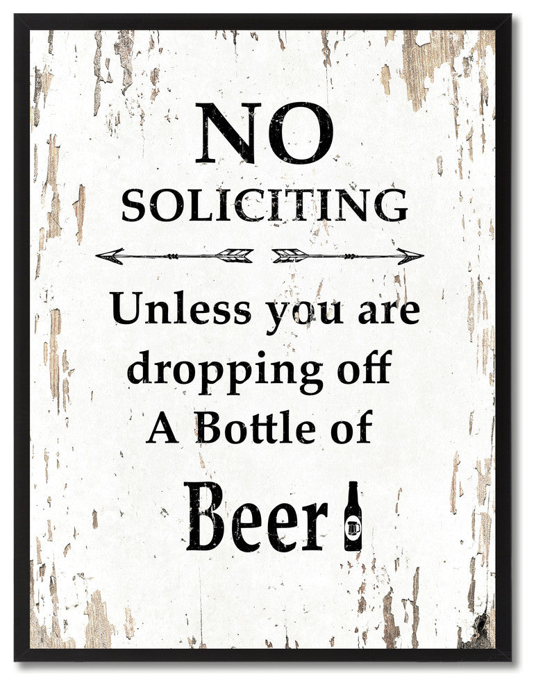 Dropping Off A Bottle Of  Beer  Inspirational, Canvas, Picture Frame, 28"X37"