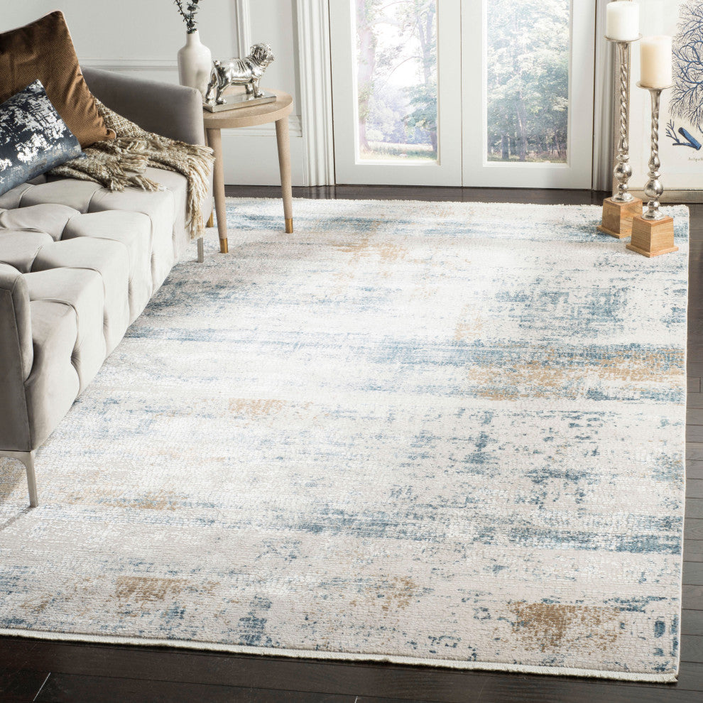 Safavieh Eclipse Collection ECL229B Rug, Beige/Light Grey, 5'3" x 7'6"