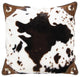 Wrangler Cowhide Corner Faux Cowhide Throw Pillow, 18"x18"