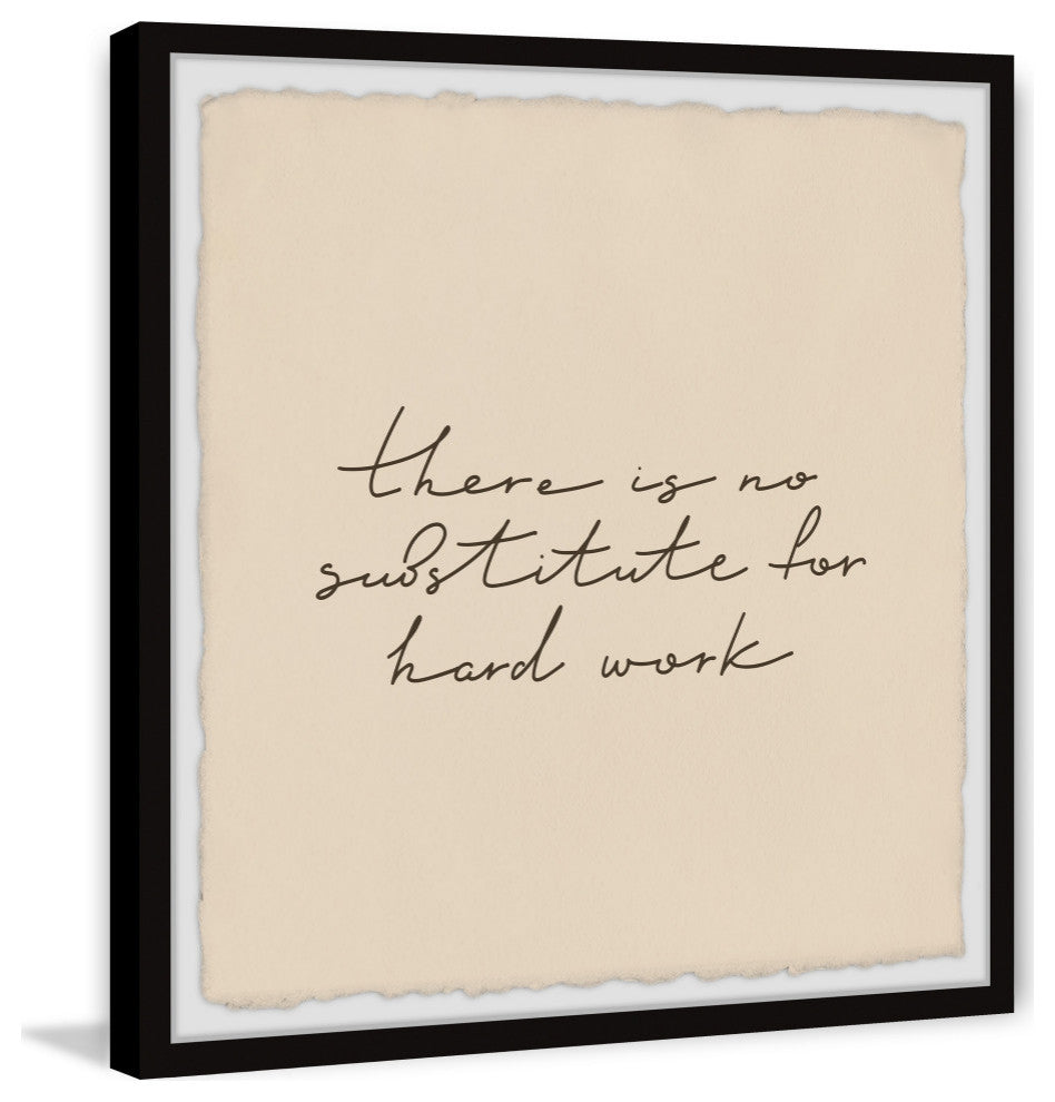 "No Substitute" Framed Painting Print, 18x18