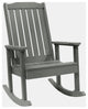 Linden Rocking Chair, Gray