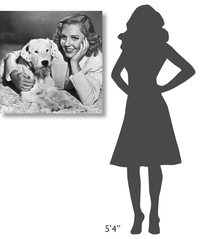 "Jean Arthur" Stretched Canvas Giclee by Hollywood Photo Archive, 30x30"