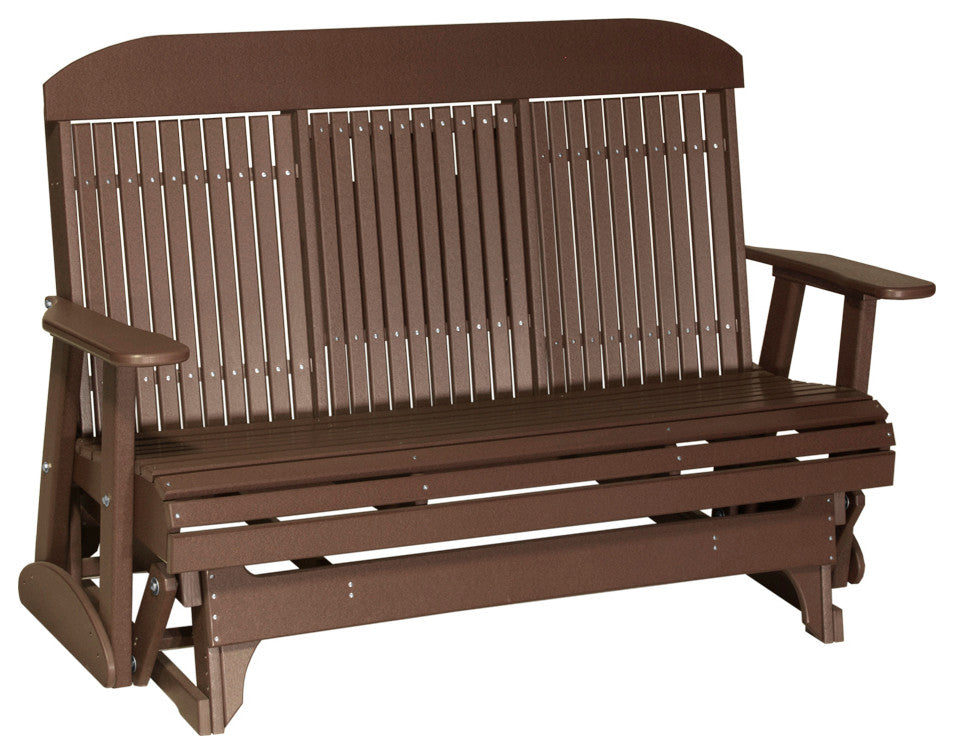 Poly Classic Glider, Chestnut Brown, 5 Foot, Standard