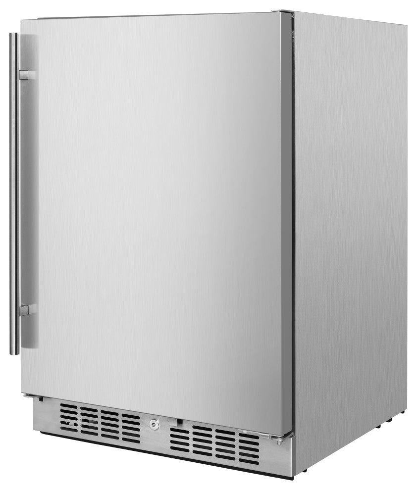 Titan 24" 5.6 Cu Ft Built-In Outdoor Refrigerator, Stainless Steel