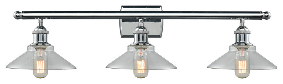 Orwell 3-Light Bath Fixture, Polished Chrome