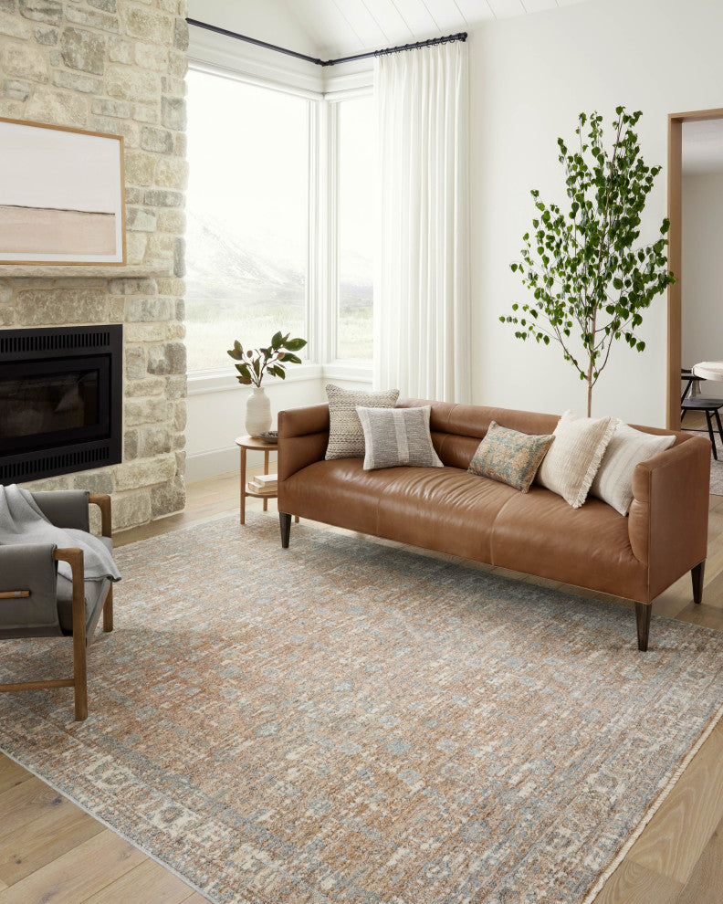 Angela Rose x Loloi Blake Sand / Sky 18" x 18" Sample Rug