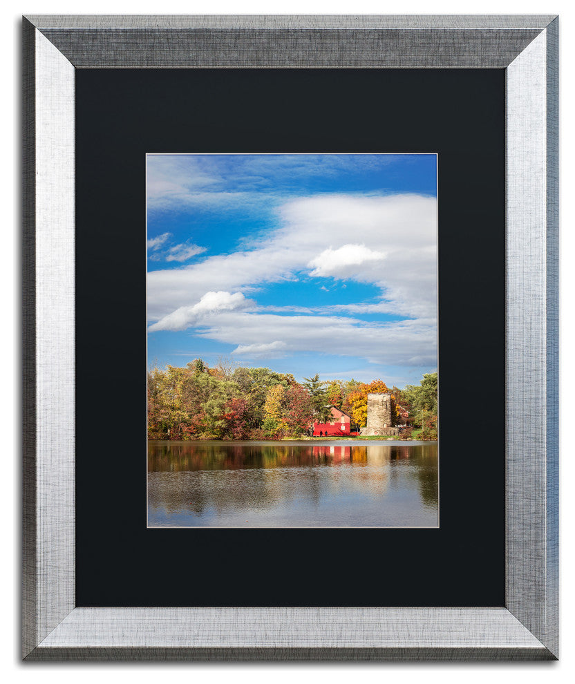 Jason Shaffer 'Morgan Street 5', Silver Frame, Black Mat, 16x20