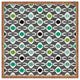 Deny Designs Karen Harris Coming  Undone In Succulent Dark Square Tray