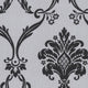 Classic Silks 2, Damask Stripes Silk Emboss White, Gray Wallpaper Roll