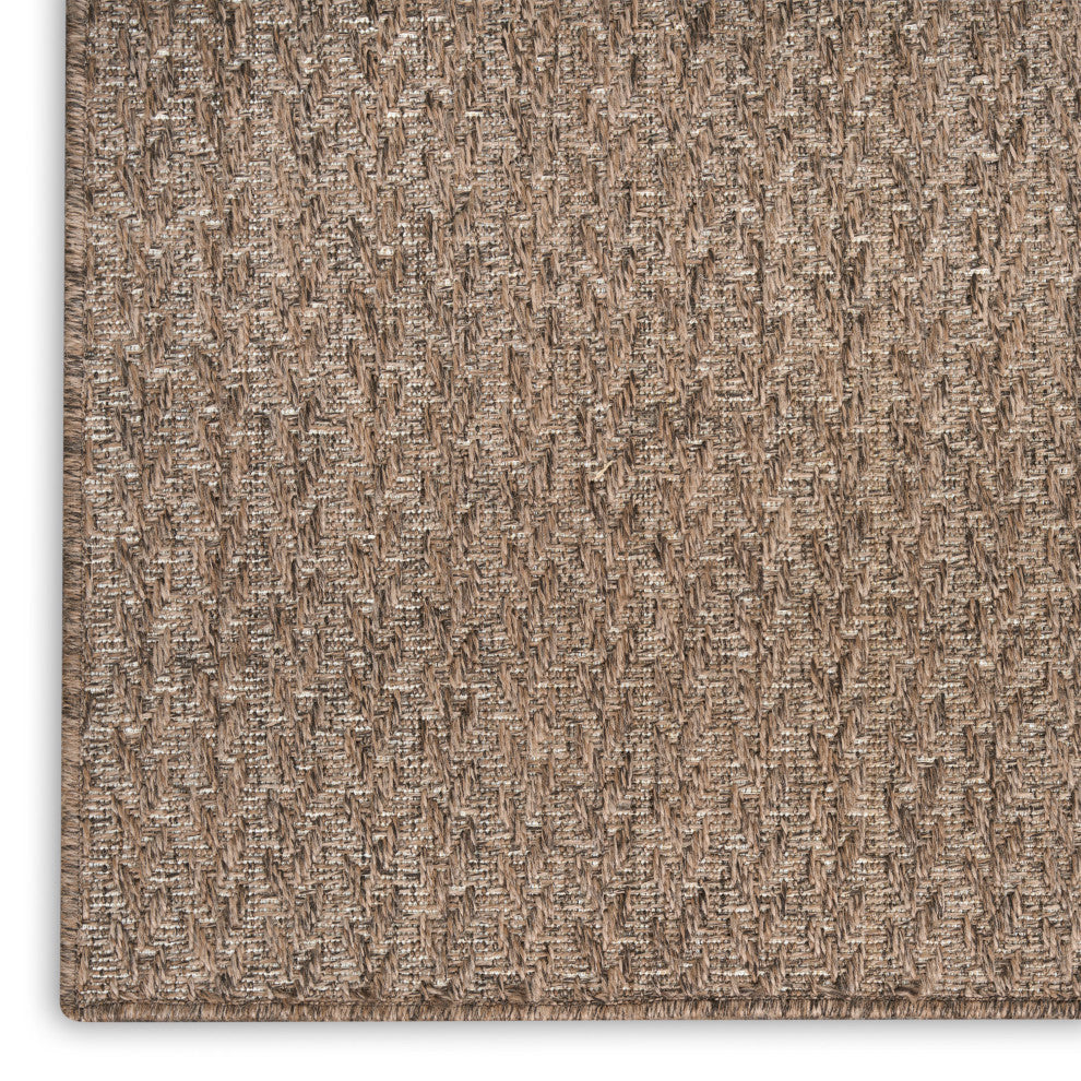 Nourison Tulum 9' x 12' Brown Outdoor Rug