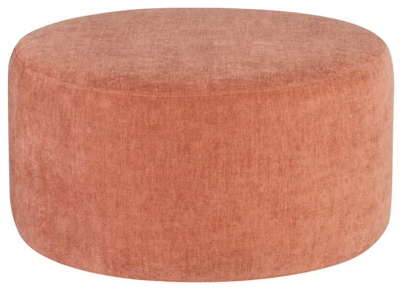 Robbie Nectarine Fabric Sofa Ottoman