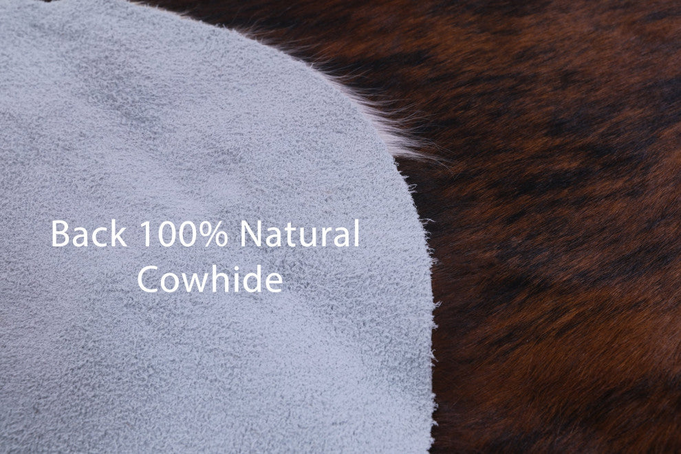 Brindle Natural Cowhide Rug 7' 4" X 6' 1" C2374