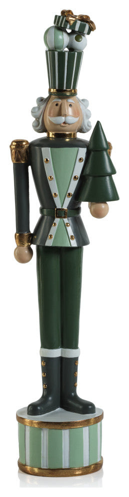 Clarence Nutcracker Soldier Figurine, With Tree